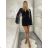 Women's Long Warm Long Sleeve Dress (S/M ONE SIZE) ITALIAN FASHION IMPMD245165AY S / M / L black