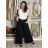 Šaty elegantní krátké dlouhý rukáv dámské (S/M ONE SIZE) ITALSKÁ MÓDA IMWC217235 S / M / L white