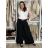 Šaty elegantní krátké dlouhý rukáv dámské (S/M ONE SIZE) ITALSKÁ MÓDA IMWC217235 S / M / L white