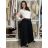 Šaty elegantní krátké dlouhý rukáv dámské (S/M ONE SIZE) ITALSKÁ MÓDA IMWC217235 S / M / L white