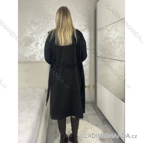 Women's short pleated skirt with belt (S/M/L ONE SIZE) ITALIAN FASHION IMWC25005 S / M / L black