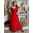 Long formal dress Carmen with straps for women ADELE (M/L/XL ONE SIZE) ITALIAN FASHION IM4251147/DUR
