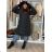Zip Hooded Jacket Long Sleeve Women's Plus Size (3XL-8XL) POLISH FASHION PMWT21T21-69
