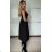 Women's Long Summer Sleeveless Dress (S/M ONE SIZE) ITALIAN FASHION IMPDY22LS16208