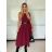 Women's Long Summer Sleeveless Dress (S/M ONE SIZE) ITALIAN FASHION IMPDY22LS16208
