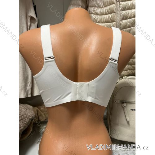 Podprsenka bezešvá dámská (XL-4XL) GREENICE GRE222363 L white