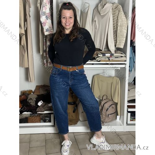 Women's long jeans (XS-XL) M.SARA MSR25SK279-3 M blue