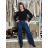 Women's wide-leg jeans, long, oversized (38-48) GOODIES GOD253848