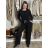Women's denim jeans jacket (S-2xl) MOON GIRL MOG25GY1335 XL black