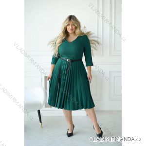 Women's Strapless Long Satin Party Dress (34-42) POLISH FASHION PMLEL24NATHALIE