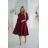Women's Strapless Long Satin Party Dress (34-42) POLISH FASHION PMLEL24NATHALIE
