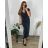 Long elegant sleeveless dress for women, plus size (40-50) POLISH FASHION PMFF24LIMA/DU black 40