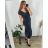 Long elegant sleeveless dress for women, plus size (40-50) POLISH FASHION PMFF24LIMA/DU black 40