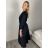 Icecool short sleeve women's tunic (XS/S/M ONE SIZE) ITALIAN FASHION IMM25M6543 S / M / L black