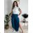Women's long summer oversize pants (S/M/L ONE SIZE) ITALIAN FASHION IM425271 M/L/XL Royal blue