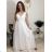 Long glittery strapless party dress for women (S/M/L ONE SIZE) ITALIAN FASHION IMC23480