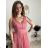 Dress classic short sleeve women (uni S / M) ITALIAN FASHION IMC20203 black M / L