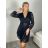 Women's Summer Boho Lace 3/4 Long Sleeve Dress (S/M ONE SIZE) ITALIAN FASHION IMWAD232501 S / M / L white