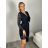 Women's Summer Boho Lace 3/4 Long Sleeve Dress (S/M ONE SIZE) ITALIAN FASHION IMWAD232501 S / M / L white