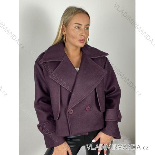 Short oversize long sleeve women's coat (S/M/L ONE SIZE) ITALIAN FASHION IMPLU251111
