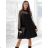 Dress oversize short sleeve womens (UNI S-L) ITALIAN FASHION IMD20187