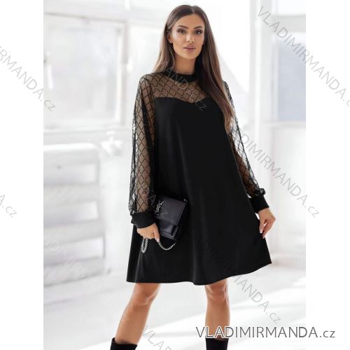 Dress oversize short sleeve womens (UNI S-L) ITALIAN FASHION IMD20187