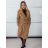 Women's long sleeve coat (S/M/L ONE SIZE) ITALIAN FASHION IMPVN2525994/DU S/M/L brown camel