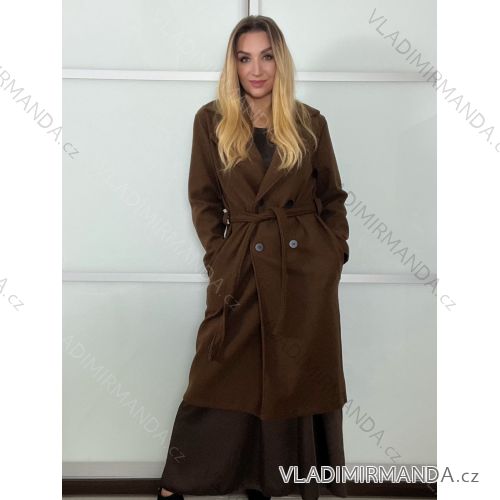 Šaty letní na ramínka dámské (S/M ONE SIZE) ITALSKÁ MÓDA IMPBB22B21841 S / M / L dark brown