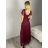Women's Strapless Long Party Dress (S/M ONE SIZE) ITALIAN FASHION IMPSH245192 S / M modrá petrolejová