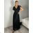 Women's Strapless Long Party Dress (S/M ONE SIZE) ITALIAN FASHION IMPSH245192 S / M modrá petrolejová