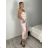 Women's Summer Short Sleeve Dress (S/M ONE SIZE) ITALIAN FASHION IMPBB23F10868B white S / M / L