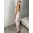 Women's Summer Short Sleeve Dress (S/M ONE SIZE) ITALIAN FASHION IMPBB23F10868B white S / M / L