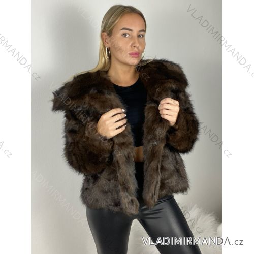 Fur coat, furry, winter, long sleeve, women's (S/M/L ONE SIZE) ITALIAN FASHION IMM259411LS/DUR