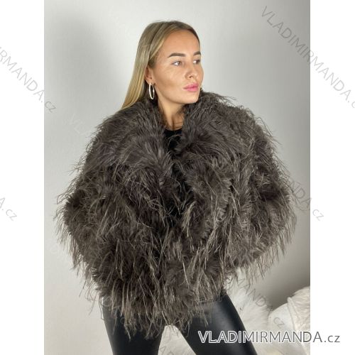 Fur coat, furry, winter, long sleeve, women's (S/M/L ONE SIZE) ITALIAN FASHION IMM259411LS/DUR