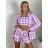 Buttoned Dress with Buttoned Ladies (uni s-m) ITALIAN FASHION IM2203948