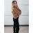 Women's long-sleeved, lightweight, zipped hooded sweatshirt, oversized (52/54/56 ONE SIZE) ITALIAN FASHION IMC25359