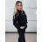 Women's long-sleeved, lightweight, zipped hooded sweatshirt, oversized (52/54/56 ONE SIZE) ITALIAN FASHION IMC25359