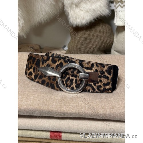 Women's long skirt (S / M ONE SIZE) ITALIAN FASHION IMWM216874 ONE SIZE hnědá leopard