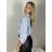 Classic striped 3/4 long sleeve shirt for women (XS/S/M ONE SIZE) ITALIAN FASHION IMWAR252229