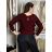 Jacket thin long sleeve women's (UNI XS-M) ITALIAN FASHION IM120049 S / M / L wine