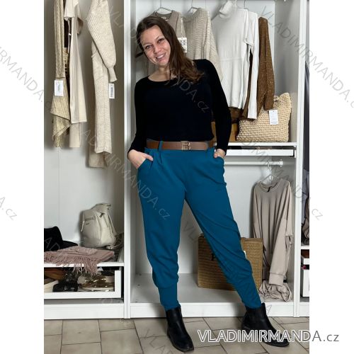 Women's Summer Long Harem Pants (42/44/46 ONE SIZE) ITALIAN FASHION IM424361