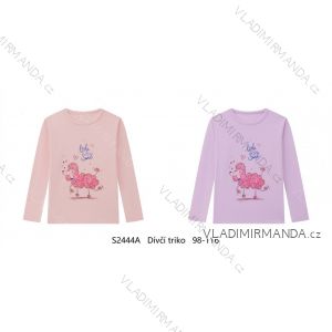 T-shirt long sleeve girls (98-128) WOLF S2442