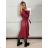 Women's Long Chiffon Short Sleeve Dress (S/M ONE SIZE) ITALIAN FASHION IMWGS231048
