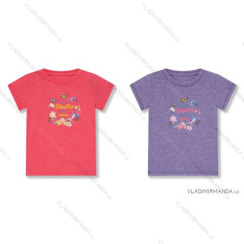 Short sleeve T-shirt for children's girls (98-128) WOLF S2515