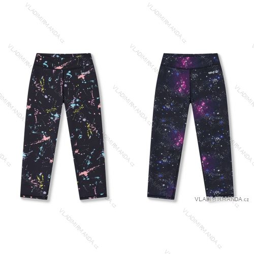 Long functional leggings for girls (134-170) WOLF T2591