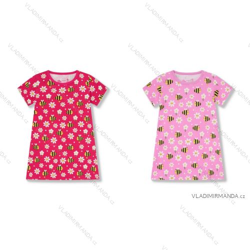 Short-sleeved nightgown for children's girls (98-128) WOLF S2581