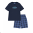 Men's short-sleeved pajamas, oversized (M-3XL) WOLF S2575B/PIECE
