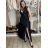 Elegant formal dress with straps for women (S / M ONE SIZE) ITALIAN FASHION IM325100/DUR L / XL Brown