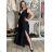 Elegant formal dress with straps for women (S / M ONE SIZE) ITALIAN FASHION IM325100/DUR L / XL Brown