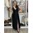 Elegant formal dress with straps for women (S / M ONE SIZE) ITALIAN FASHION IM325100/DUR L / XL Brown